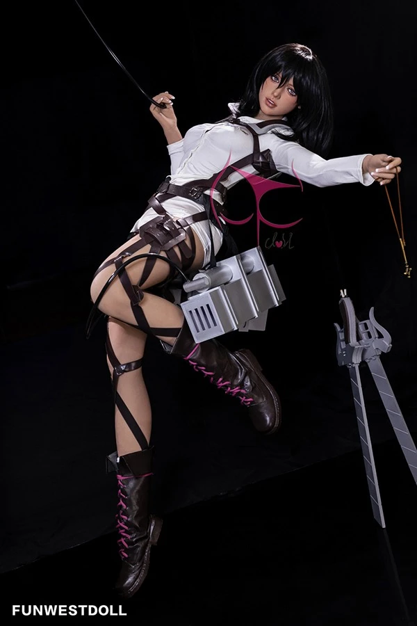 Sexy Fantasy Anime Sex Doll Mikasa Ackerman 159cm