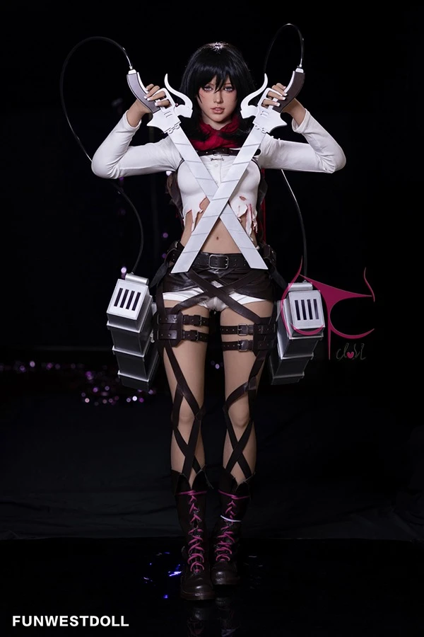Sexy Fantasy Anime Sex Doll Mikasa Ackerman 159cm