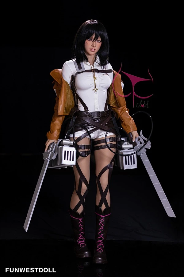 Sexy Fantasy Anime Sex Doll Mikasa Ackerman 159cm