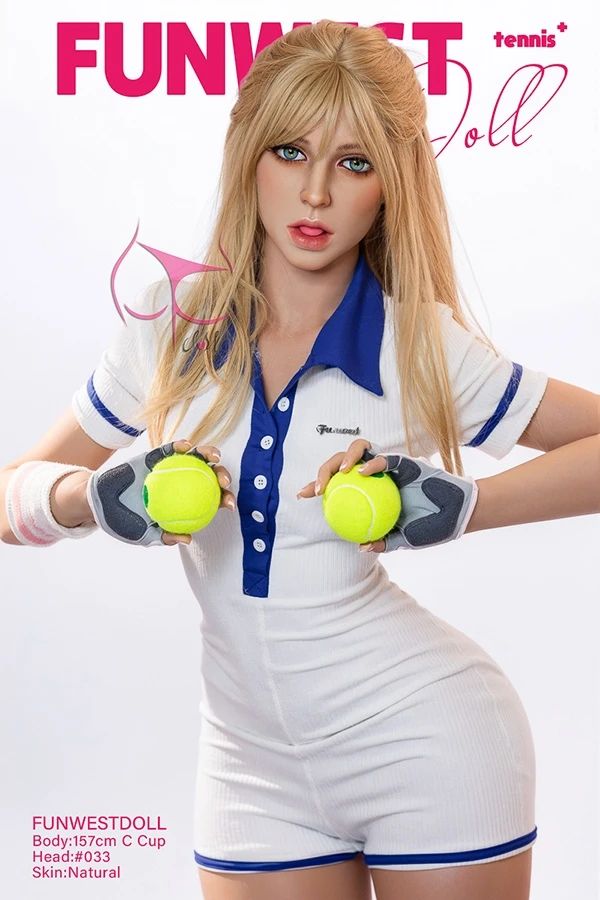 Full Size Blonde Sporty Sex Doll Mckenna 157cm
