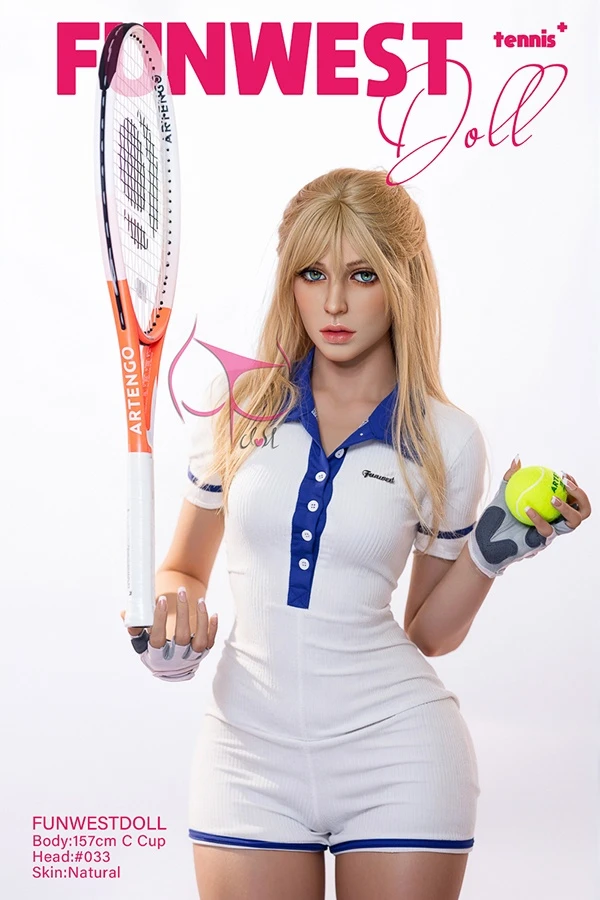 Full Size Blonde Sporty Sex Doll Mckenna 157cm