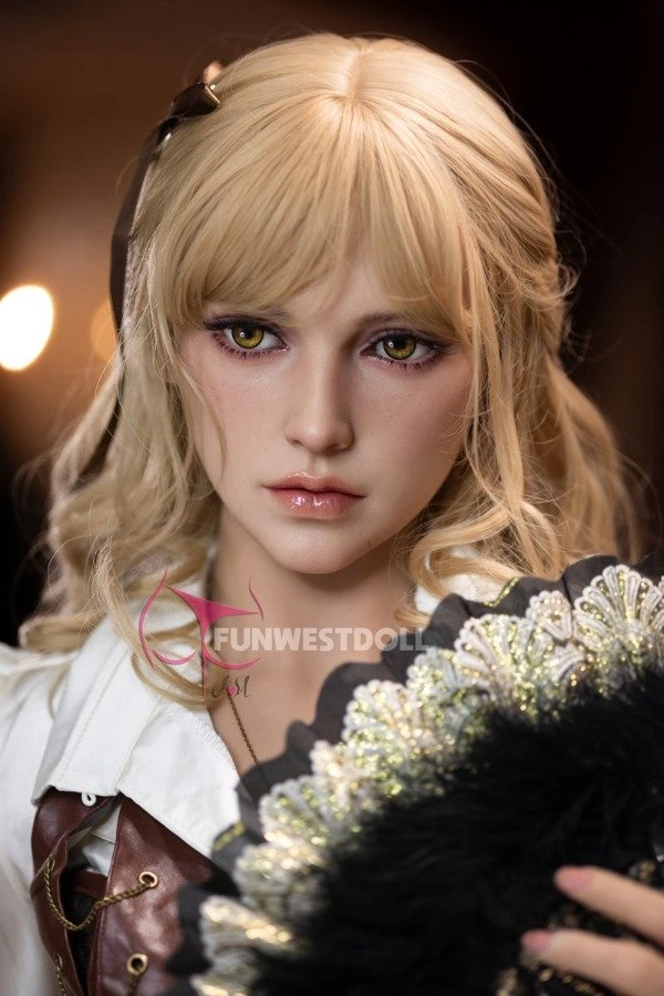 Small Breasted Blonde European Sex Doll Salma 157cm