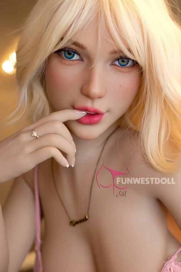 New Blonde Cute Big Breasts Sex Doll Eleanor 155cm