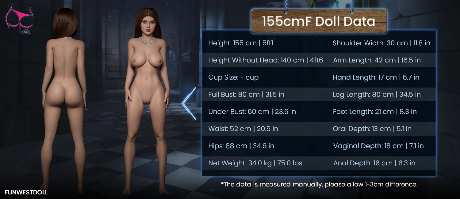Realistic New Smiling Sex Doll Mackenzie 155cm (5 Free Features)