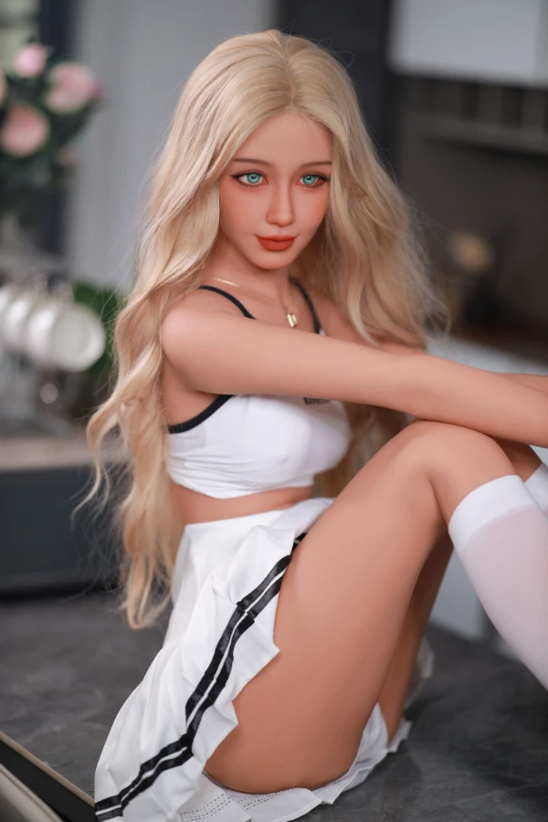 Blonde Skinny A Cup Sex Doll Anastasia 157cm