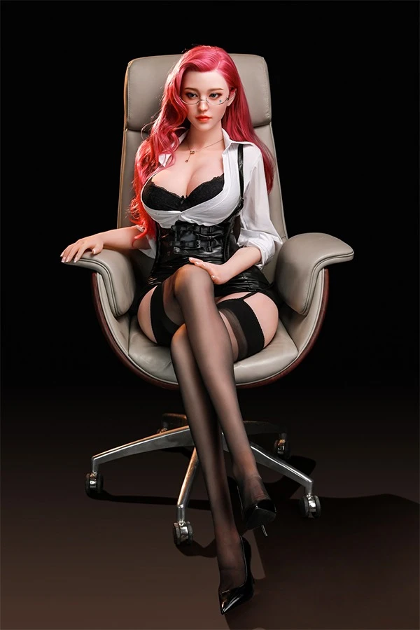 Sexy Redhead Busty Tall Sex Doll Kinslee 170cm (Silicone Head)