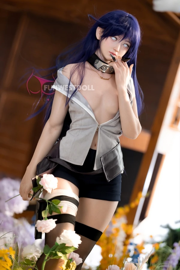 Silicone Anime Naruto Hinata Sex Doll 159cm (Soft Head, Free Clothes)