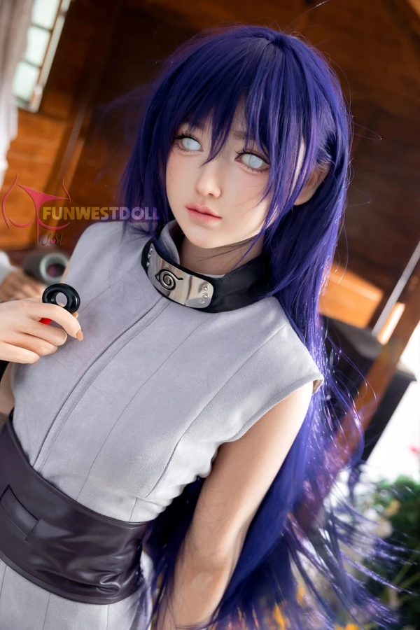 Silicone Anime Naruto Hinata Sex Doll 159cm (Soft Head, Free Clothes)
