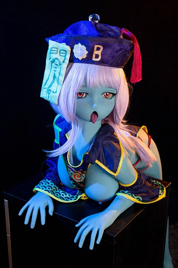 Cute Blue Skin Tone Zombie Sex Doll Kira 145cm