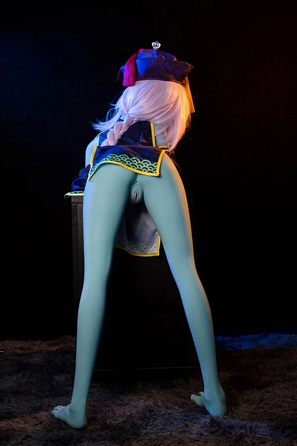 Cute Blue Skin Tone Zombie Sex Doll Kira 145cm