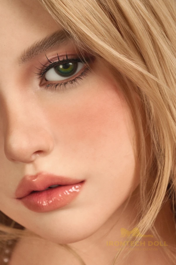 Blonde Big Booty Silicone Sex Doll Eileen 164cm, ROS MAX Head S40 (Movable Jaw With Oral Structure)