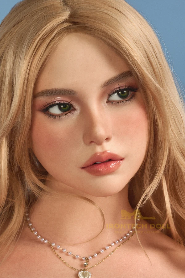 Blonde Big Booty Silicone Sex Doll Eileen 164cm, ROS MAX Head S40 (Movable Jaw With Oral Structure)
