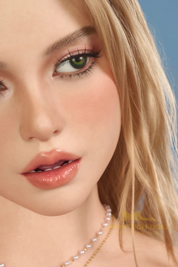 Blonde Big Booty Silicone Sex Doll Eileen 164cm, ROS MAX Head S40 (Movable Jaw With Oral Structure)