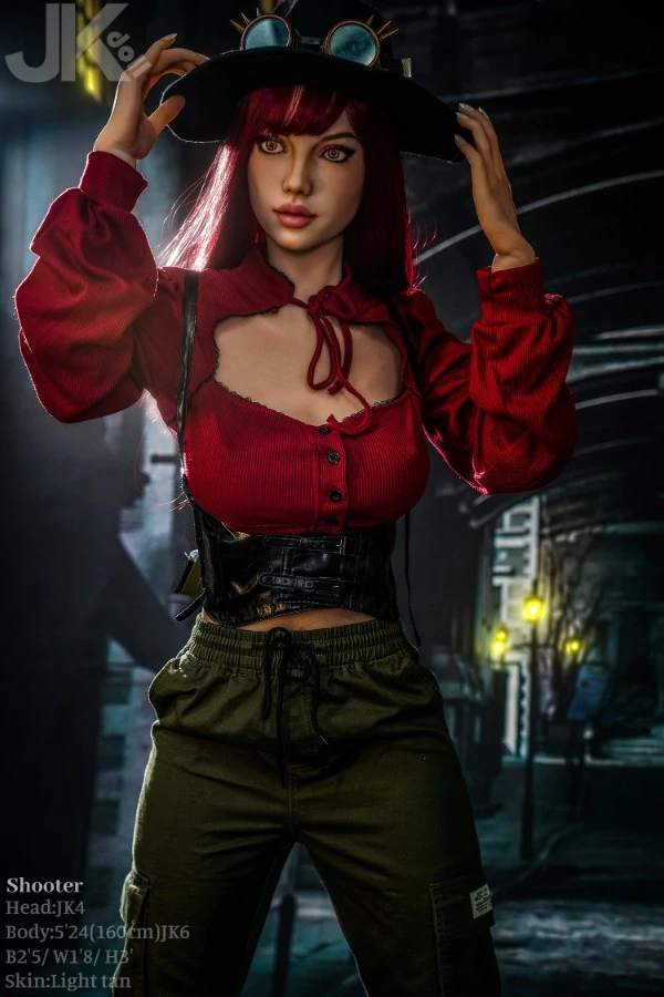 Redhead Female Shotter Sex Doll Lily 160cm