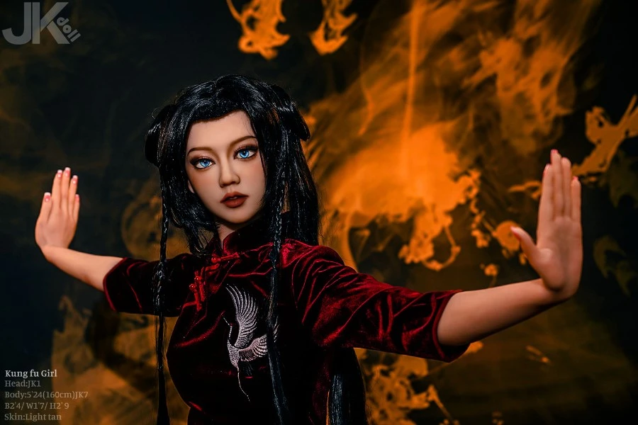 Chinese Ku Fung Female Sex Doll Robbie 160cm
