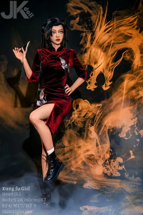 Chinese Ku Fung Female Sex Doll Robbie 160cm