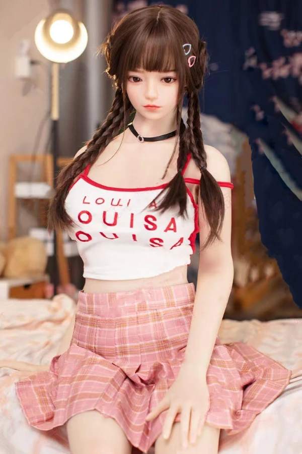 Cute Asian Japanese Sex Doll Belen 150cm (Silicone Head) – Replaceable with Head and Body