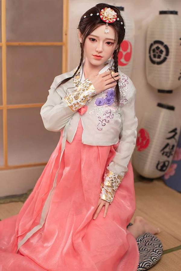 Busty Asian Korean Sex Doll Arlette 160cm (Silicone Head) – Replaceable with Head and Body