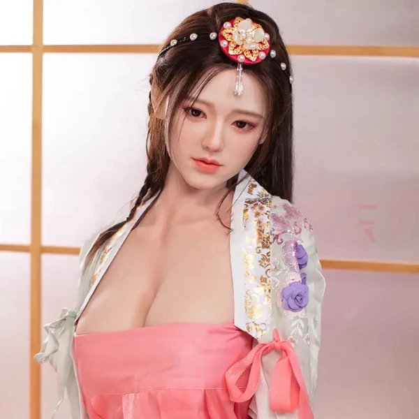 Busty Asian Korean Sex Doll Arlette 160cm (Silicone Head) – Replaceable with Head and Body