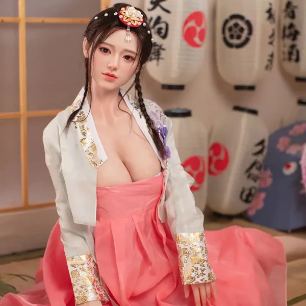 Busty Asian Korean Sex Doll Arlette 160cm (Silicone Head) – Replaceable with Head and Body
