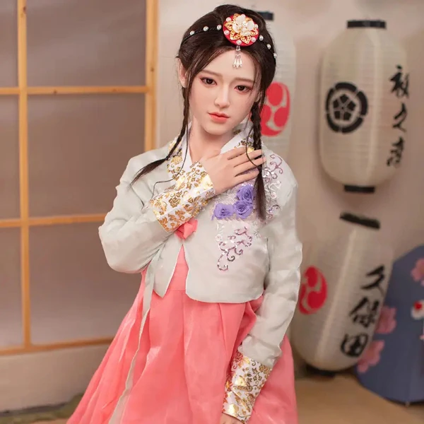 Busty Asian Korean Sex Doll Arlette 160cm (Silicone Head) – Replaceable with Head and Body