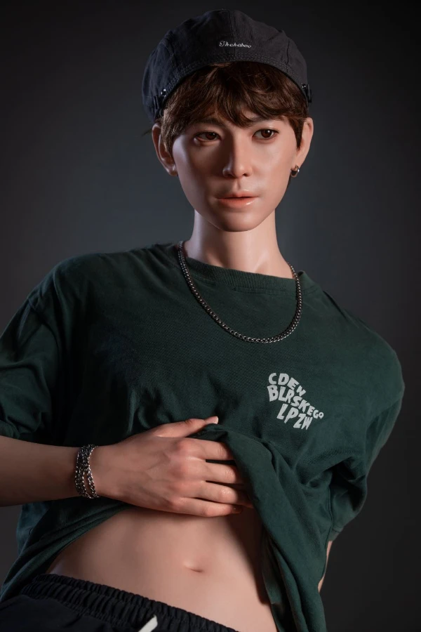 Silicone Stylish Handsome Asian Male Sex Doll Kwan 175cm (Movable Jaw With Oral Structure)