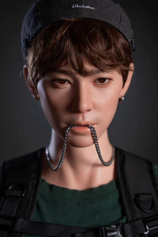 Silicone Stylish Handsome Asian Male Sex Doll Kwan 175cm (Movable Jaw With Oral Structure)