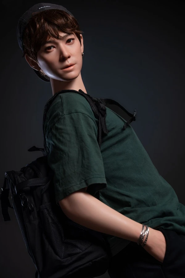 Silicone Stylish Handsome Asian Male Sex Doll Kwan 175cm (Movable Jaw With Oral Structure)
