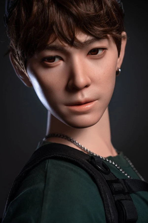 Silicone Stylish Handsome Asian Male Sex Doll Kwan 175cm (Movable Jaw With Oral Structure)