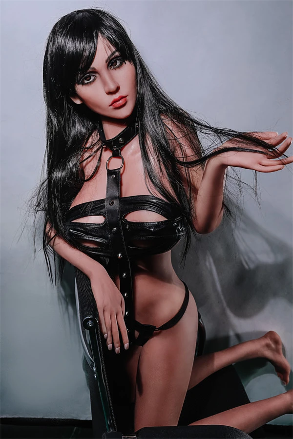 Life-Size Black Hair Busty Sex Doll Londyn 158cm