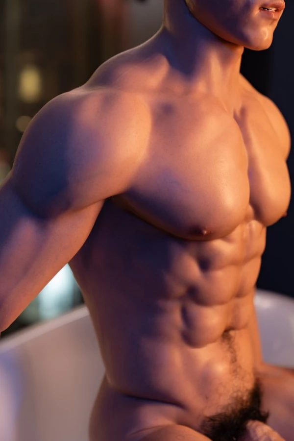 Lifelike Tall Asian Silicone Male Sex Doll Hogan 180cm