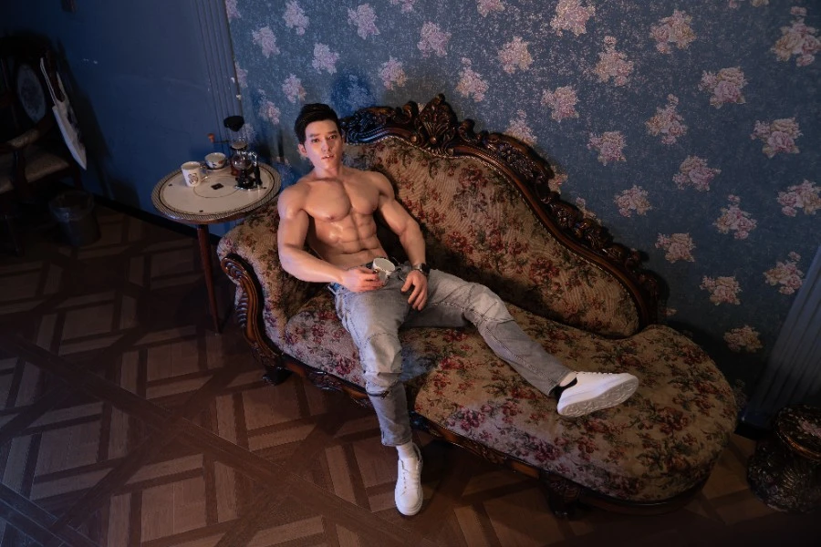 Lifelike Tall Asian Silicone Male Sex Doll Hogan 180cm