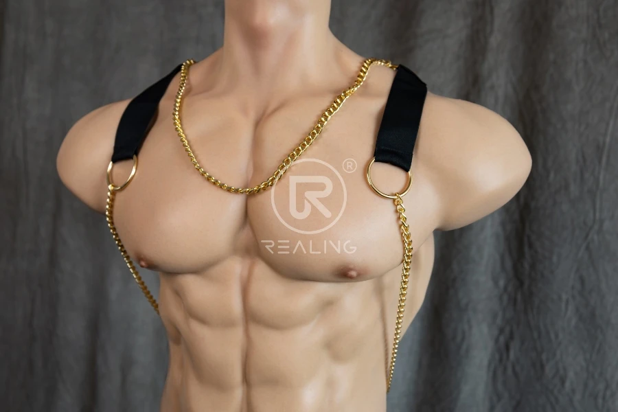 New Handsome Silicone Male Sex Doll Torso Hogan 100cm