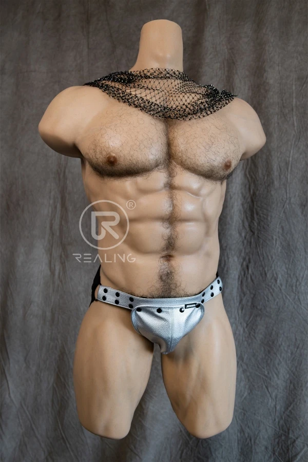 Sexy Mature Muscular Silicone Male Sex Doll Torso Kent 102cm