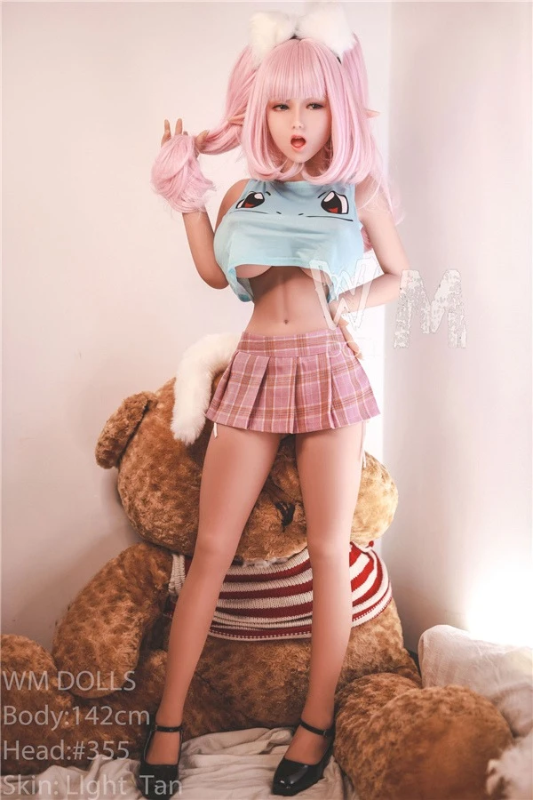 Pink Hair Anime Elf Sex Doll Brittany 142cm (Fuckable Boobs)