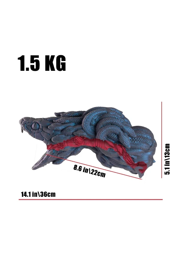 Snake Haired Goddess Colorful Sex Doll Medusa 30cm*13cm