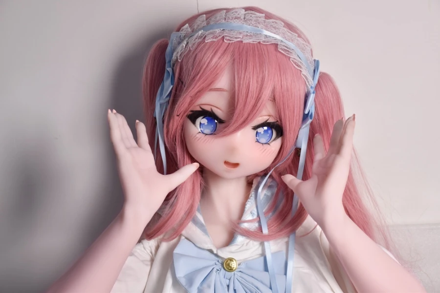 Super Cute Pink Hair Anime Manga Sex Doll Molly 148cm