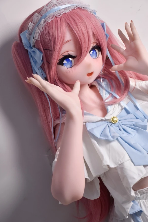 Super Cute Pink Hair Anime Manga Sex Doll Molly 148cm