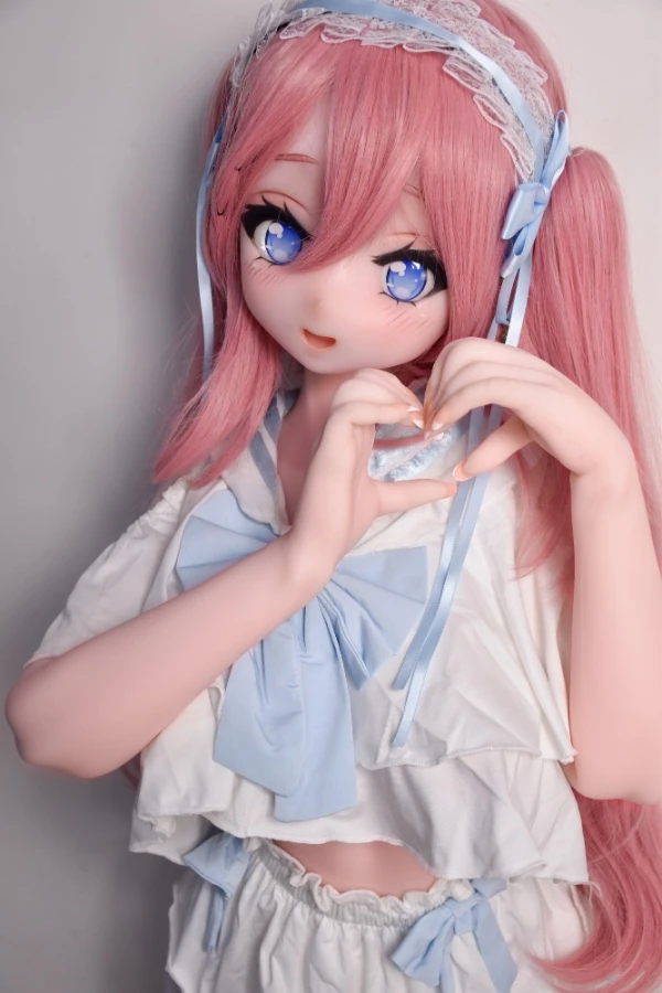 Super Cute Pink Hair Anime Manga Sex Doll Molly 148cm
