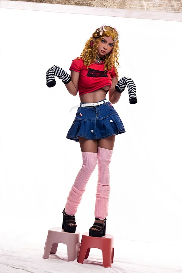 Real Blonde Sex Doll Naya 158cm