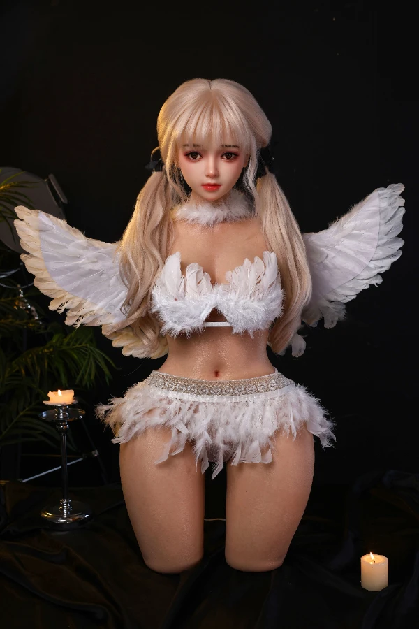 Real Skin Texture Silicone Blonde Sex Doll Torso Zoe 77cm (Replaceable with head)
