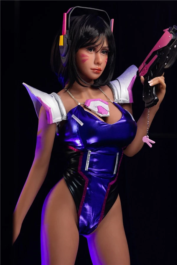 2021 New Sexy Busty Anime Overwatch DVA Sex Doll Isabella 148cm