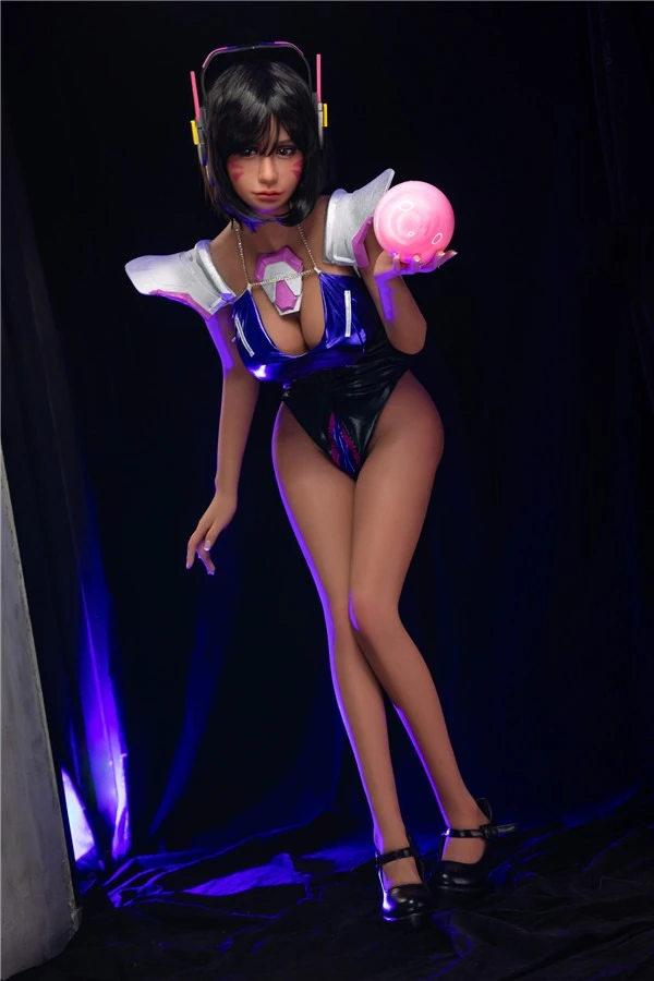 2021 New Sexy Busty Anime Overwatch DVA Sex Doll Isabella 148cm