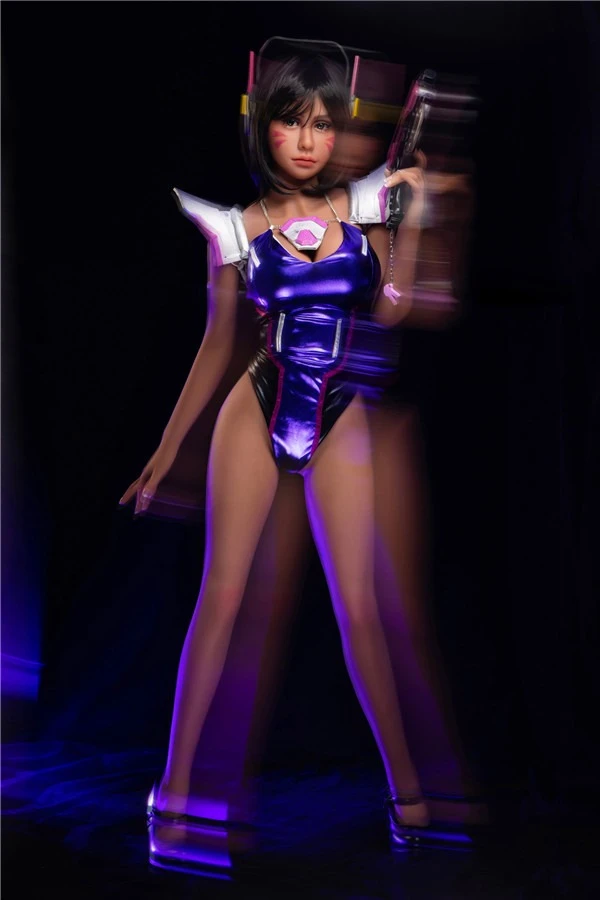 2021 New Sexy Busty Anime Overwatch DVA Sex Doll Isabella 148cm