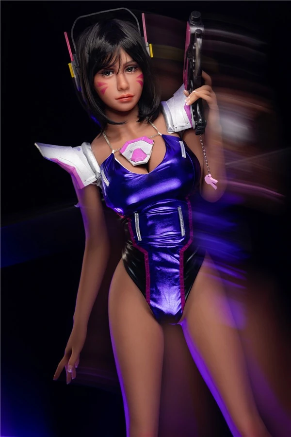 2021 New Sexy Busty Anime Overwatch DVA Sex Doll Isabella 148cm