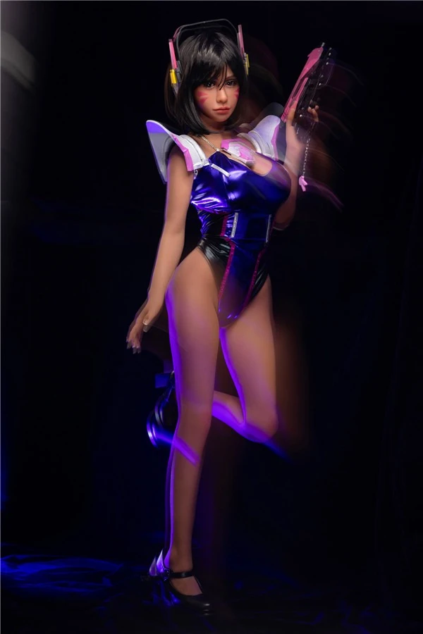 2021 New Sexy Busty Anime Overwatch DVA Sex Doll Isabella 148cm