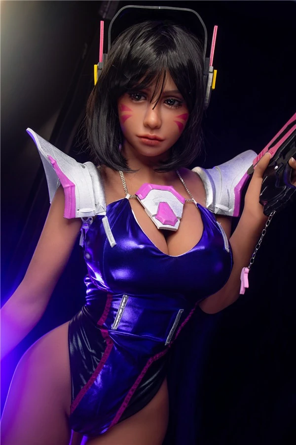 2021 New Sexy Busty Anime Overwatch DVA Sex Doll Isabella 148cm