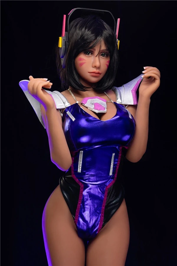 2021 New Sexy Busty Anime Overwatch DVA Sex Doll Isabella 148cm