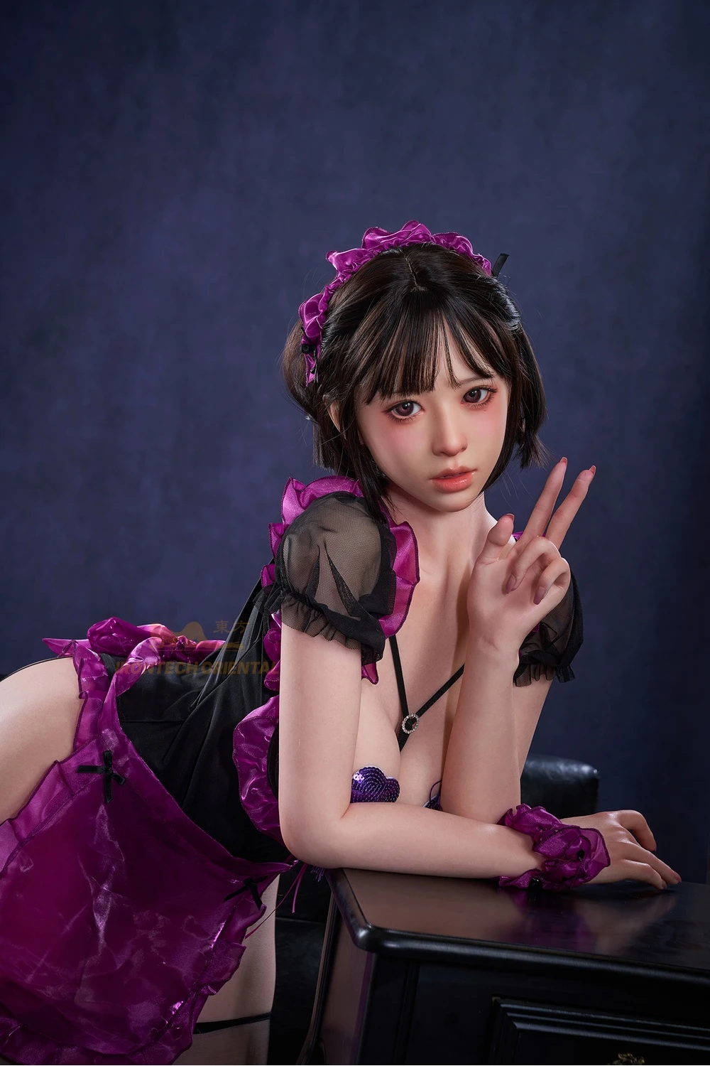 Oriental Series - Pretty Cute Asian Silicone Sex Doll Lina 153cm, ROS MAX Head A3 (Movable Jaw With Oral Structure)