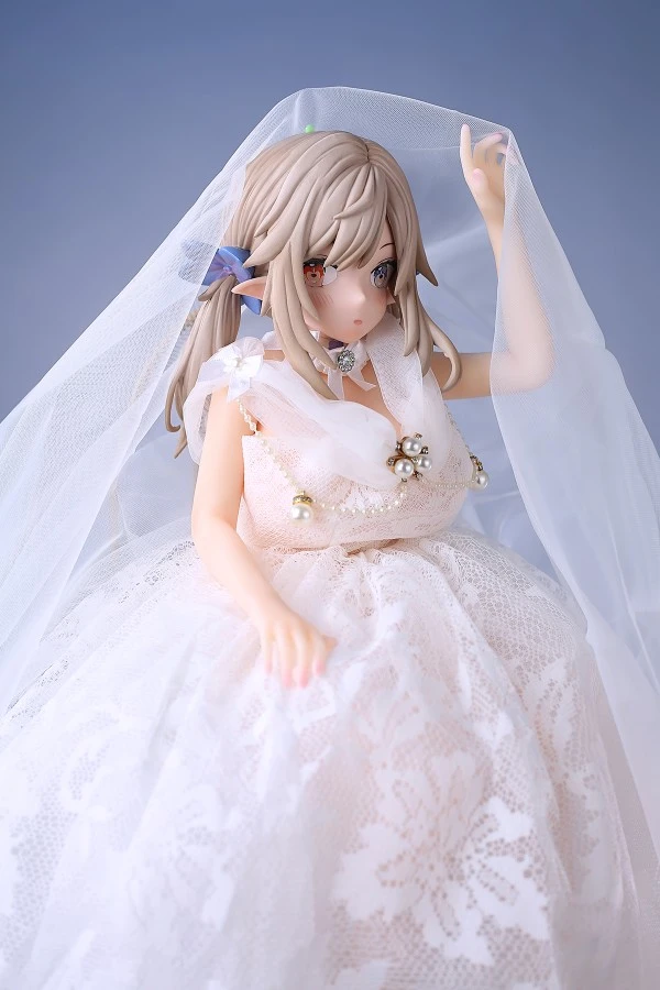 Cute Silicone Elf Sex DollEmilia 50cm (Free Clothes and Shoes)